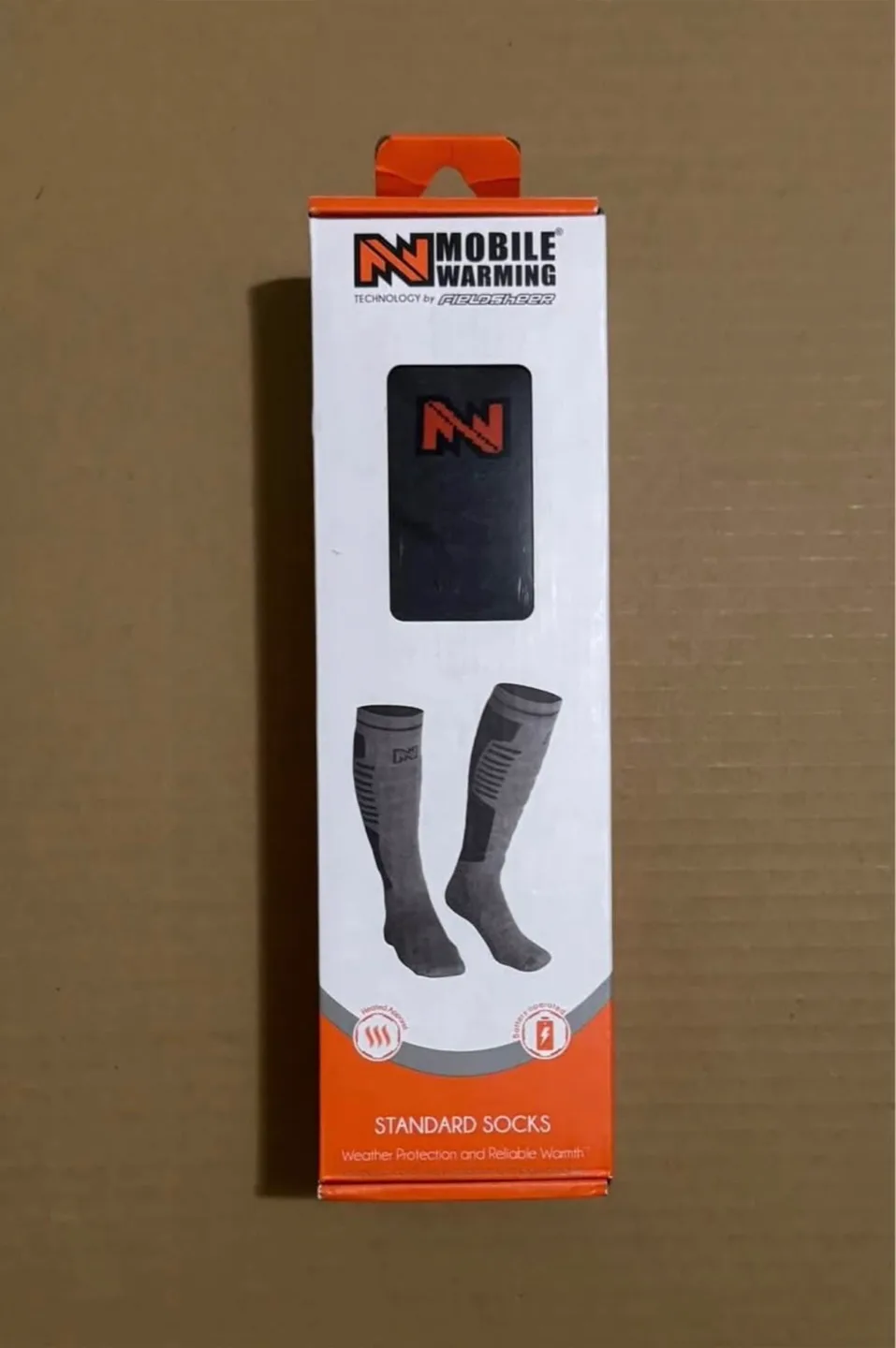 Mobile Warming Standard Heated Socks - NEW in Box! thumbnail