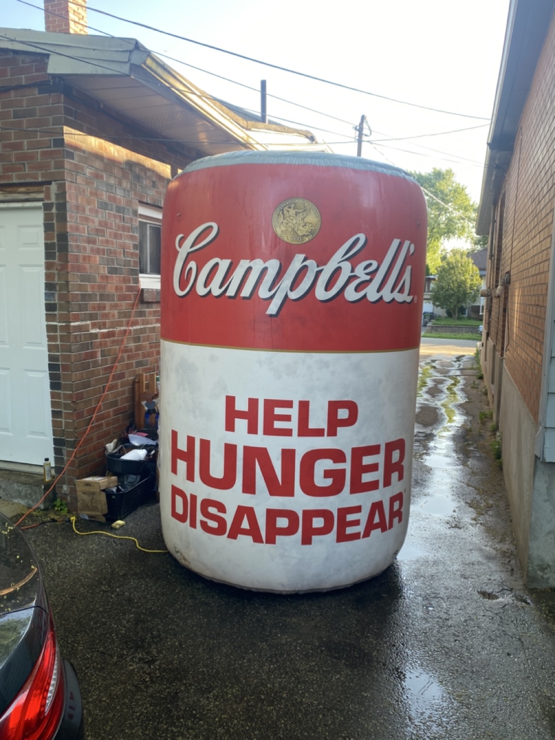 Campbell's Soup Inflatable - Help Hunger Disappear