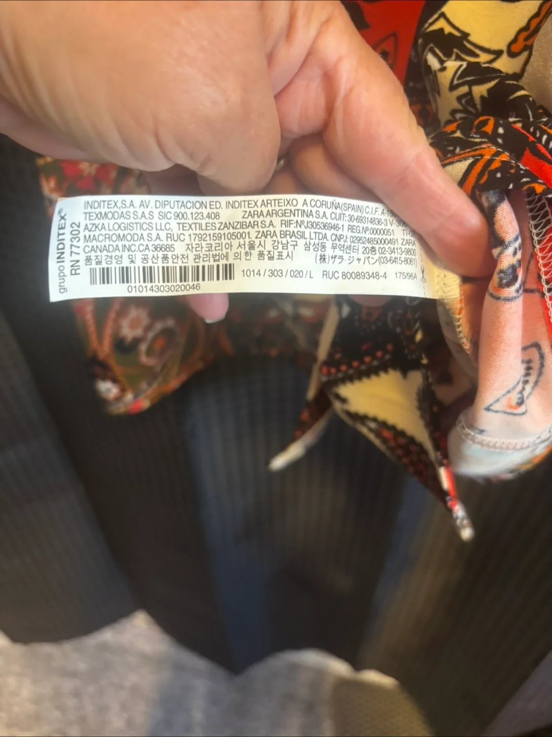 Zara Patchwork blazer style Dress - Size L image indicator(4)