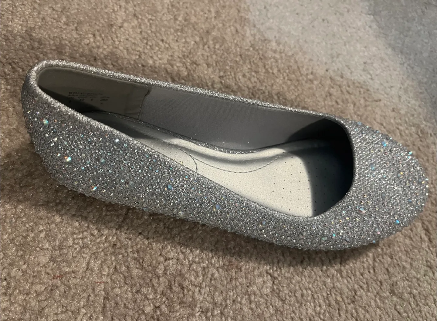 Dream Pairs Women's Rhinestone Ballet Flats Shoes Sz 8 sliver image indicator(6)