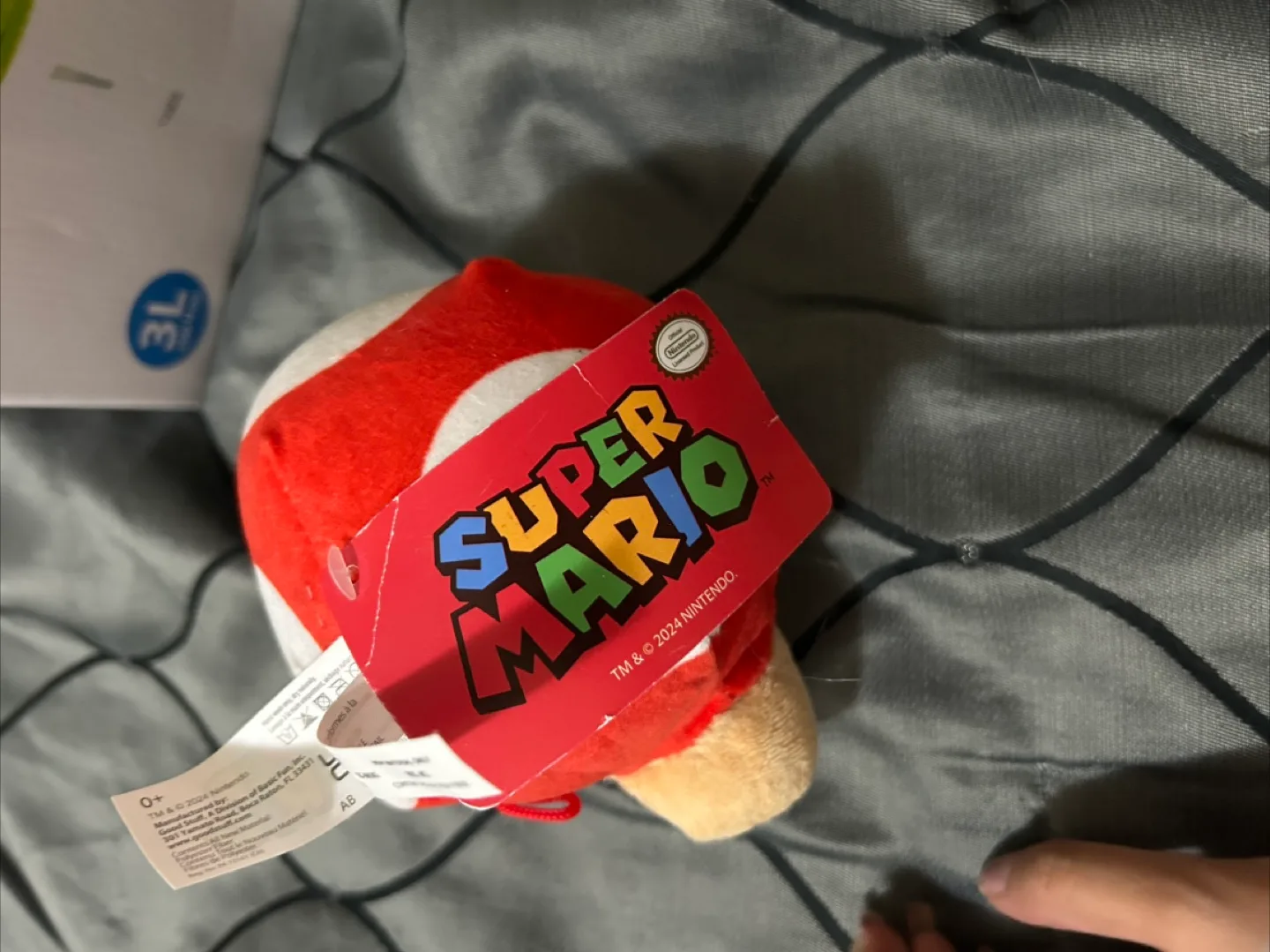 Super Mario Mushroom Plush - New with Tag! image indicator(2)