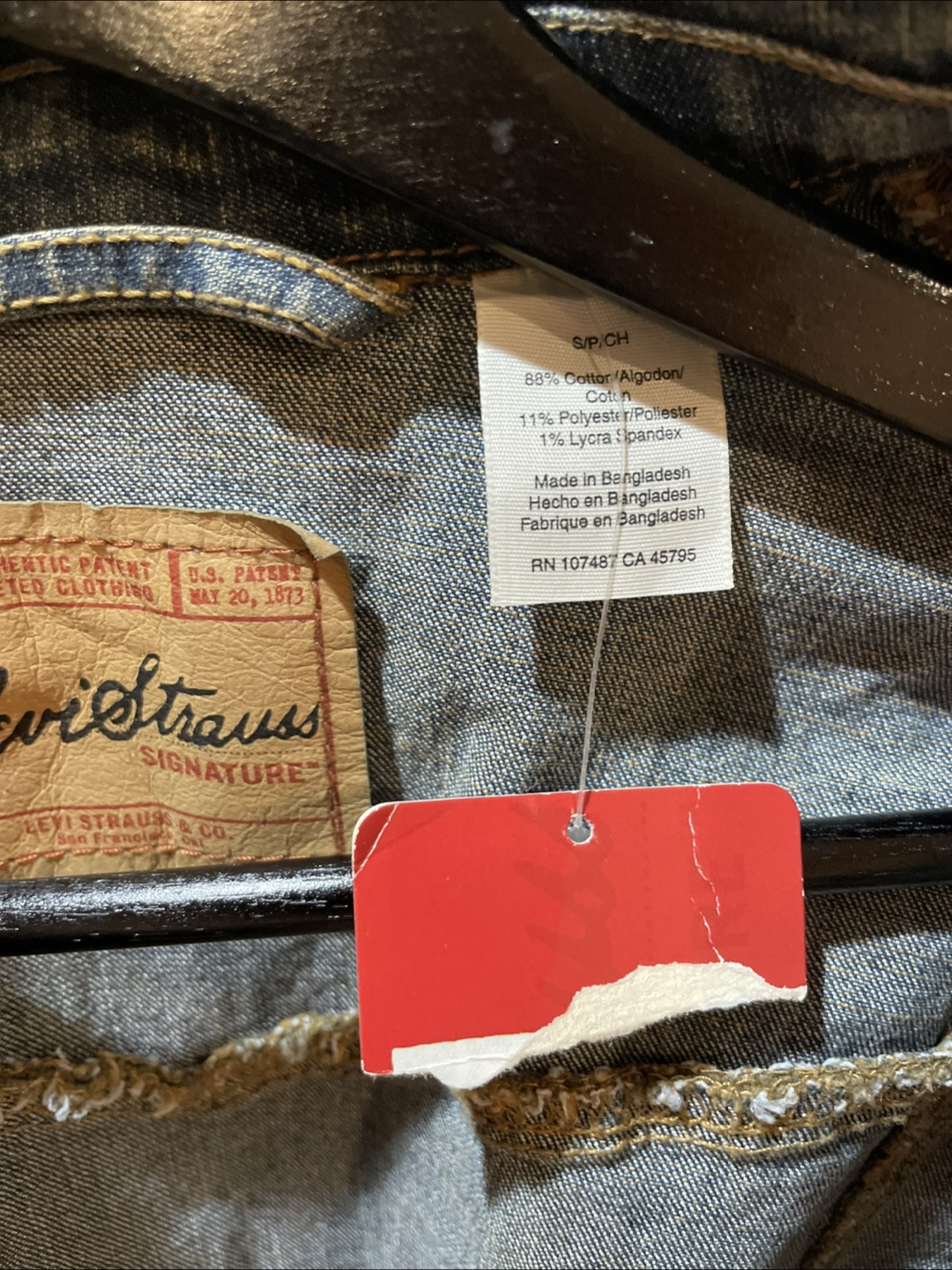 Levi Strauss Signature Denim Jacket - Size S - photo 2