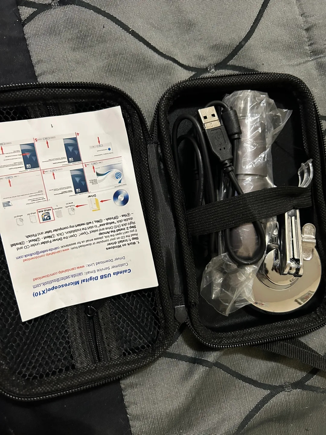 Canda USB Digital Microscope (X10) w/ Case image indicator(2)