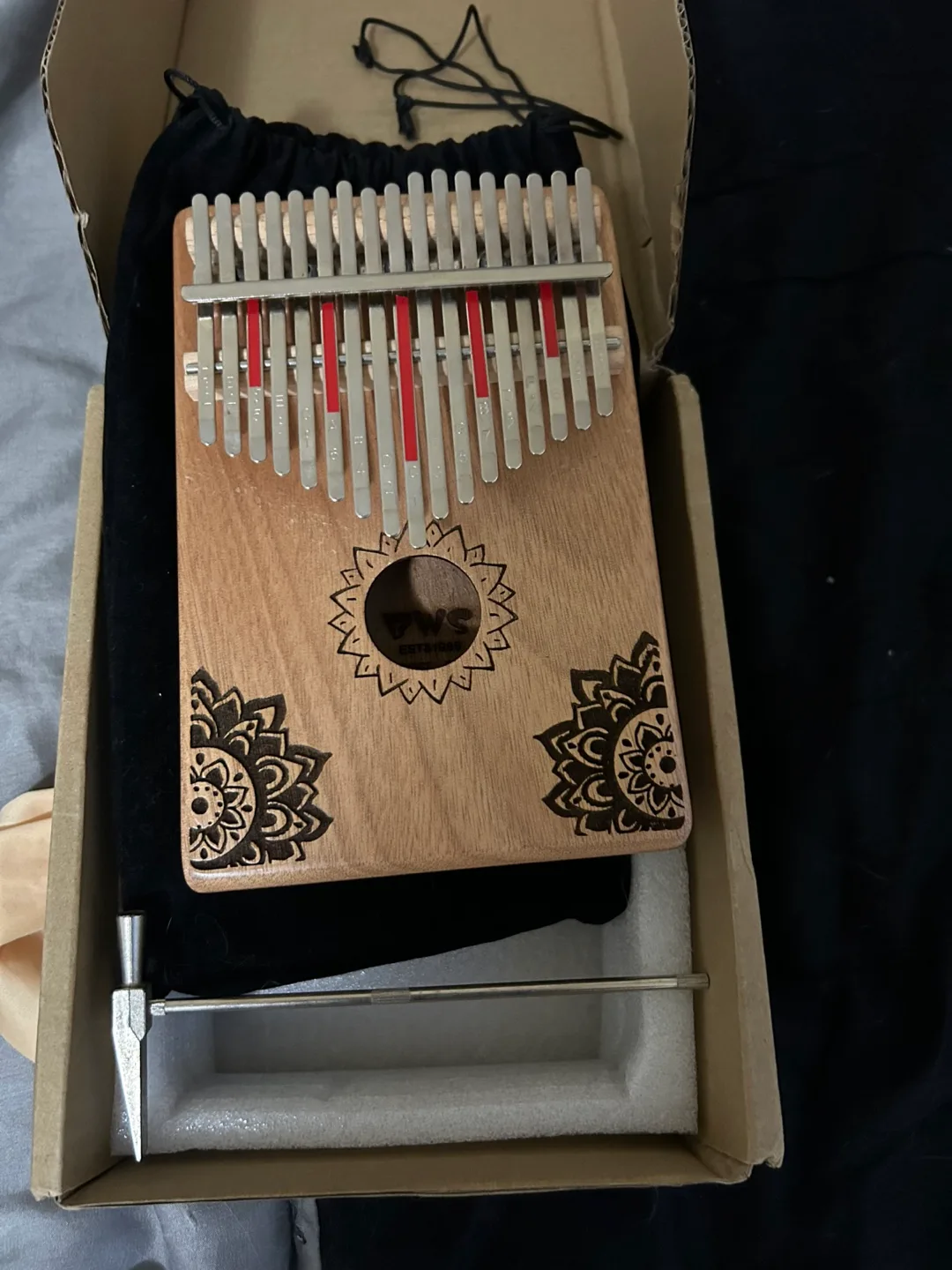 New Vingo Kalimba 17-Key Thumb Piano thumbnail