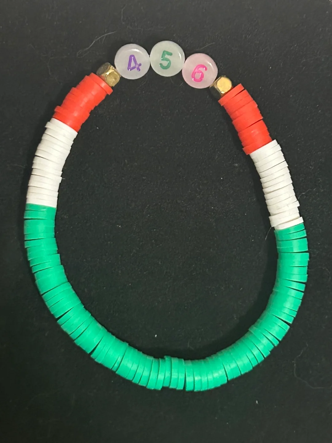 Handmade Beaded Bracelet squid game image indicator(4)