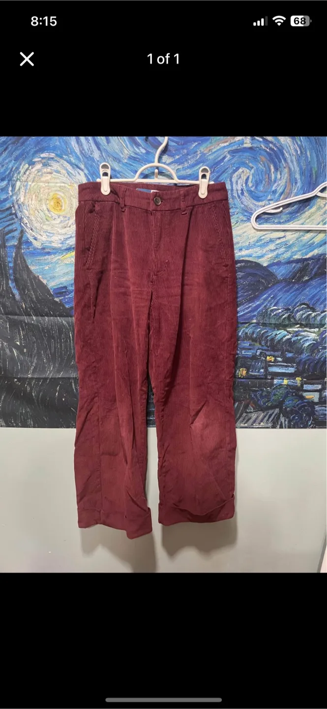 Velvet Red Jeans thumbnail