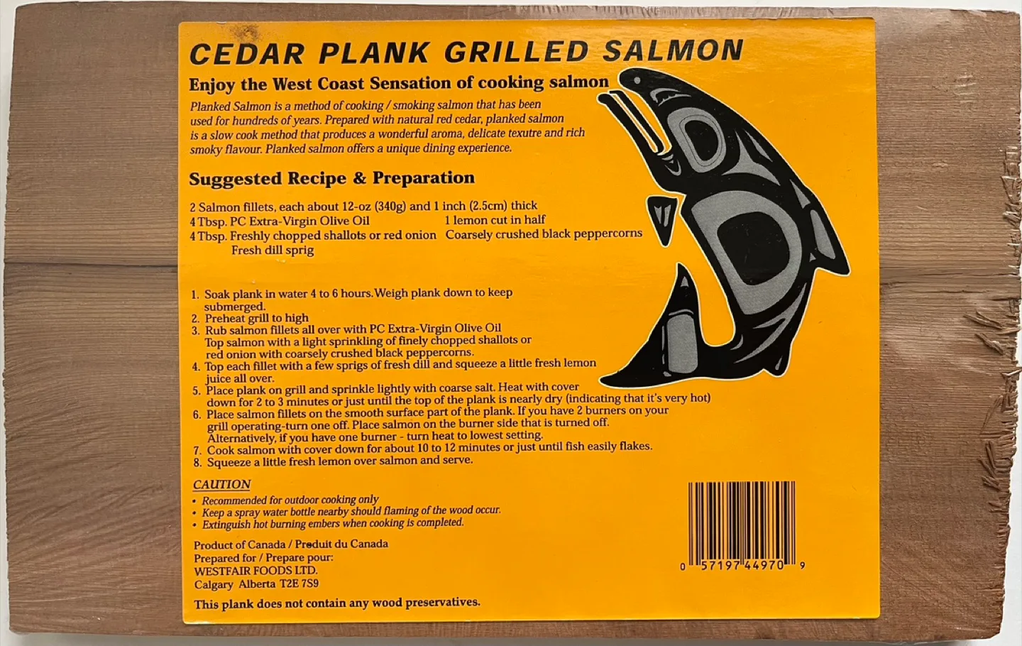 🇨🇦 New Cedar Plank for Salmon Cooking 🇨🇦 thumbnail
