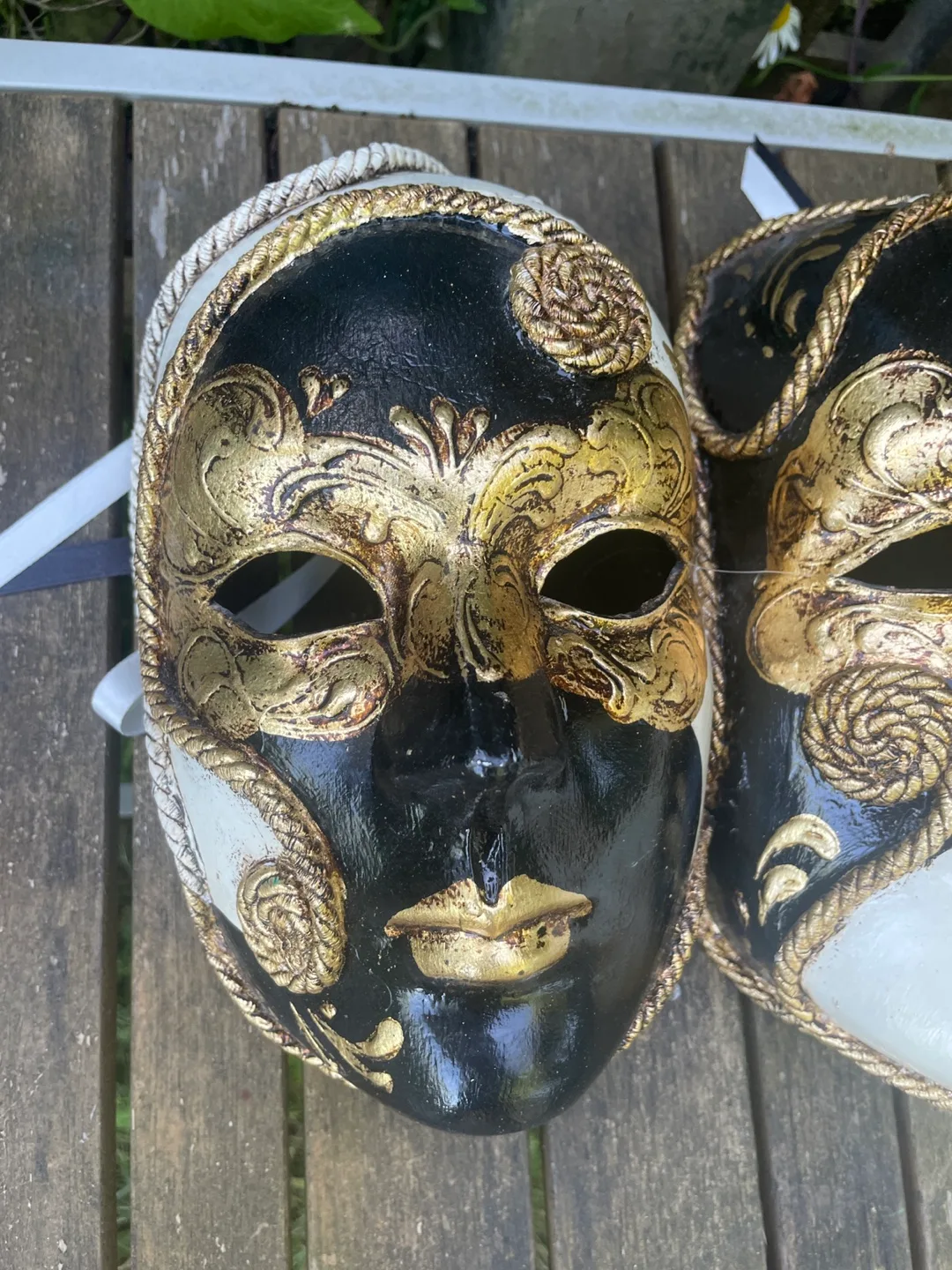 Double face Venetian Mask Valentin Perron Venezia image indicator(3)