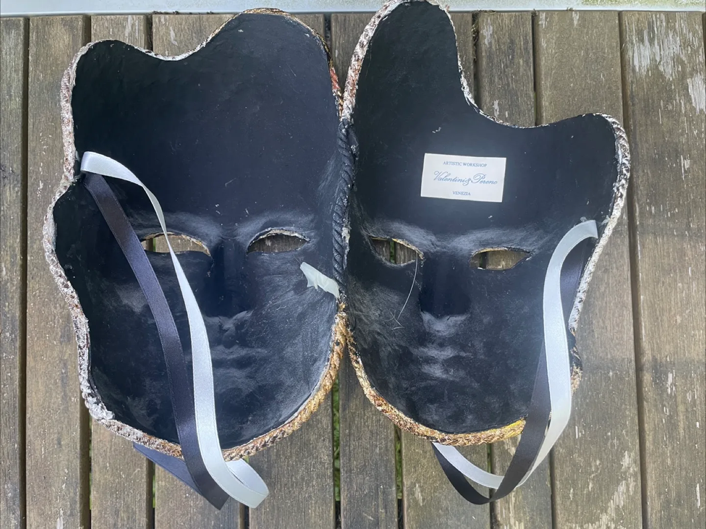 Double face Venetian Mask Valentin Perron Venezia image indicator(6)