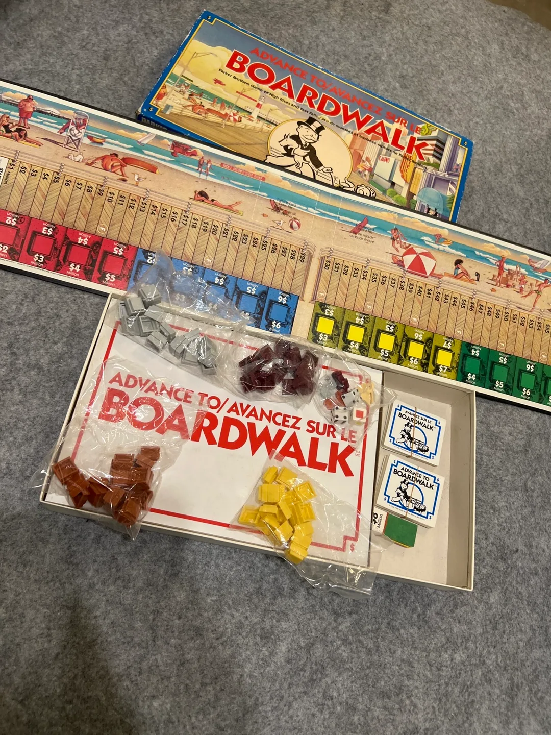 Vintage Boardwalk Board Game by Parker Brothers image indicator(2)