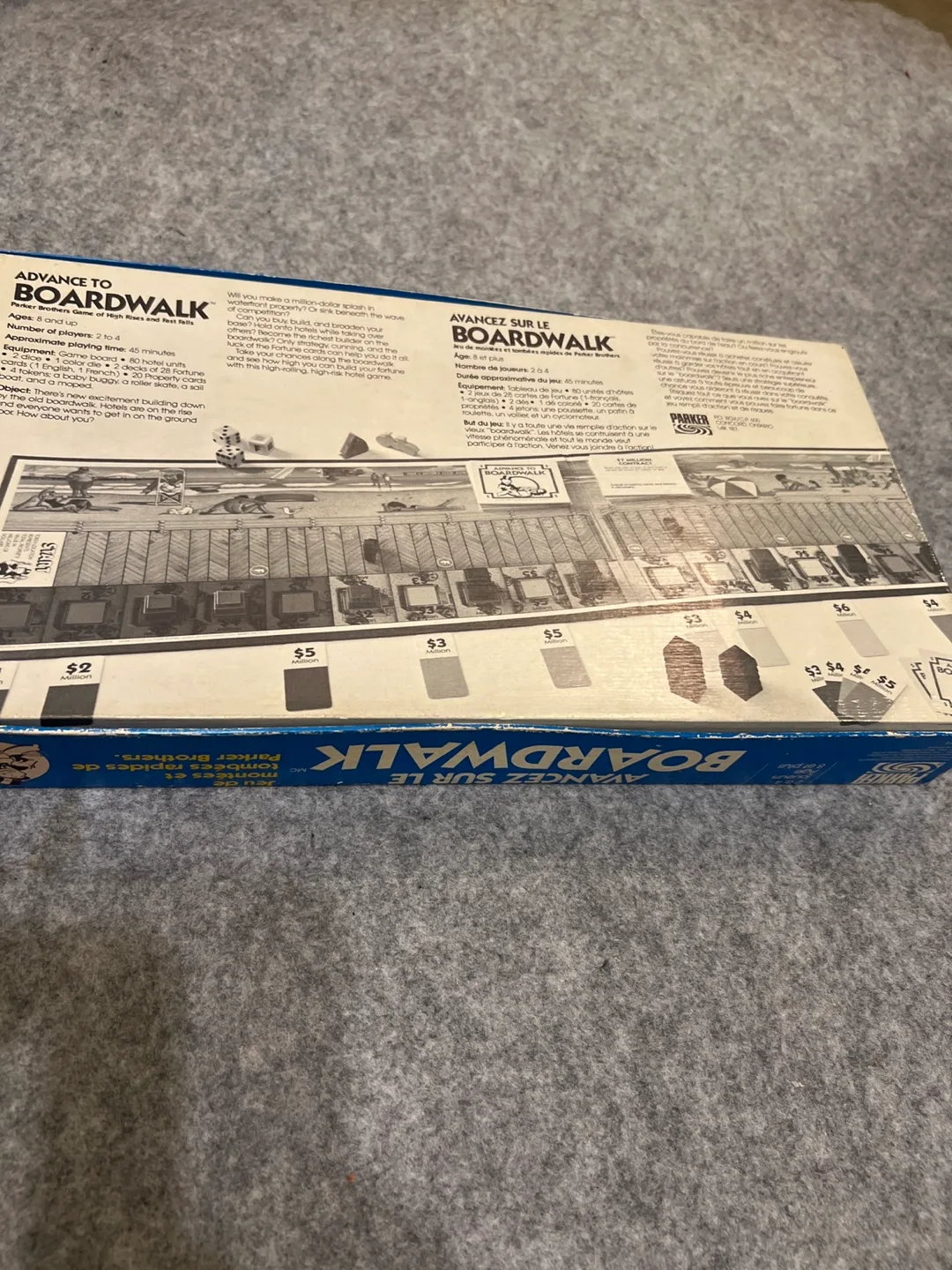 Vintage Boardwalk Board Game by Parker Brothers image indicator(7)