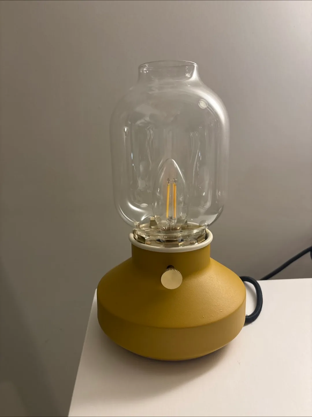 IKEA TÄRNABY Table Lamp - Dimmable Dark Yellow thumbnail