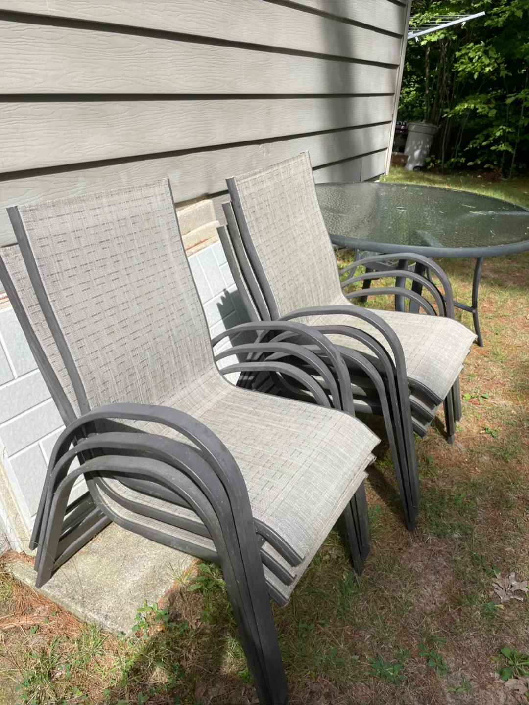 Outdoor Patio Table and Chairs Set image indicator(4)