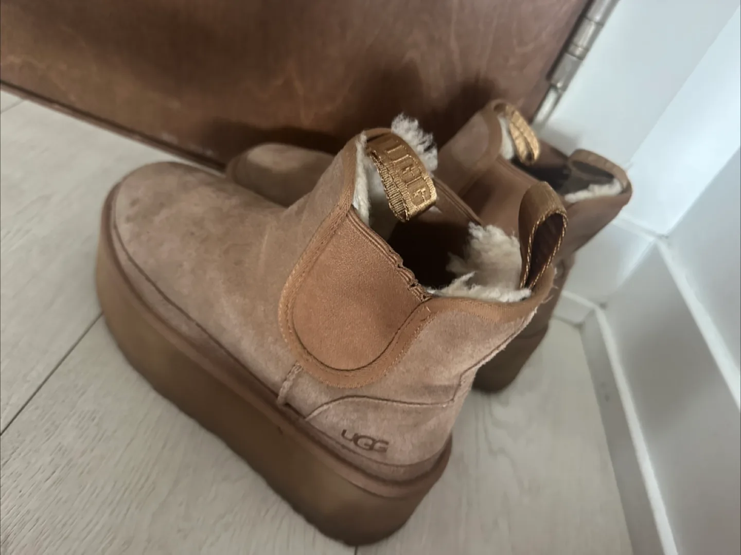 UGG Brown Platform Boots thumbnail
