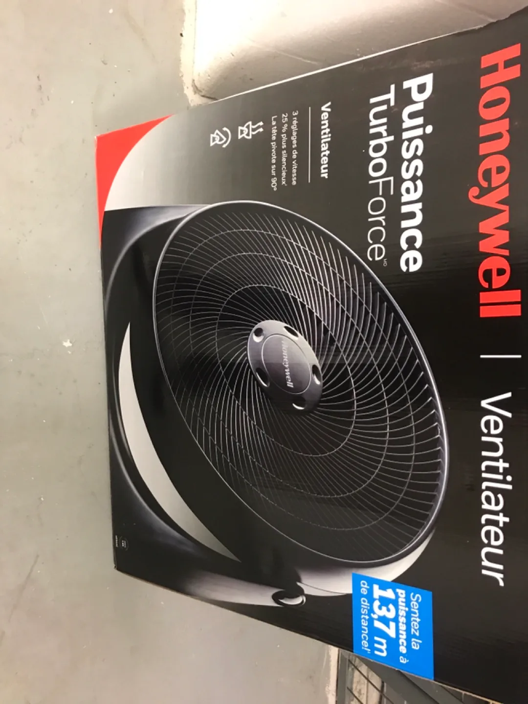 HUGE Honeywell TurboForce Fan - Ventilateur image indicator(2)