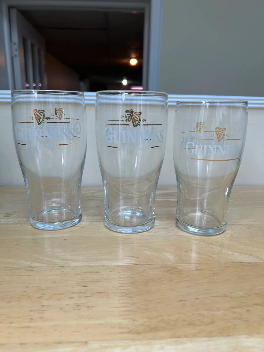 Guinness Pint Glasses - Set of 3 thumbnail