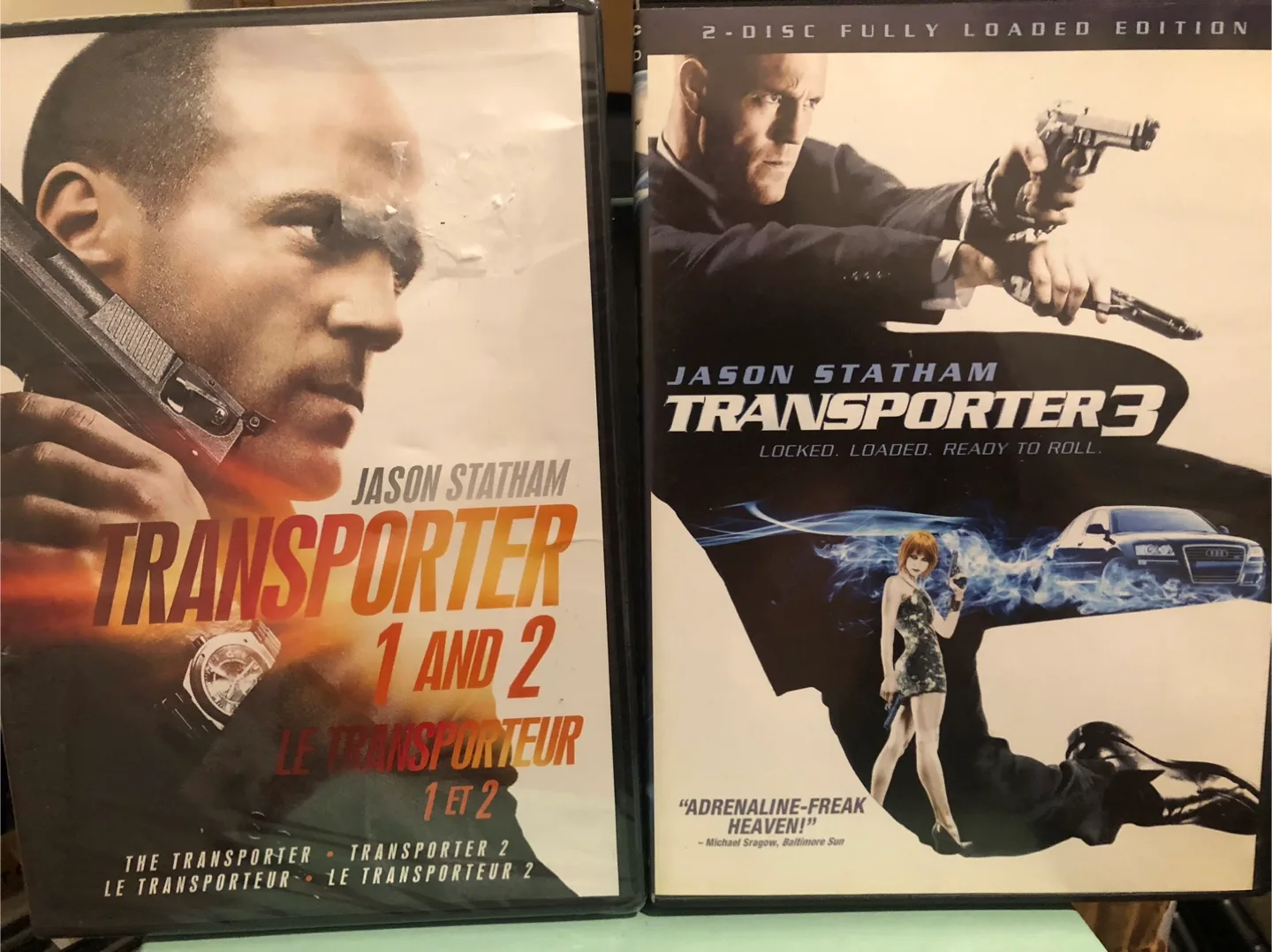 The Transporter 1, 2 & 3 DVDs thumbnail