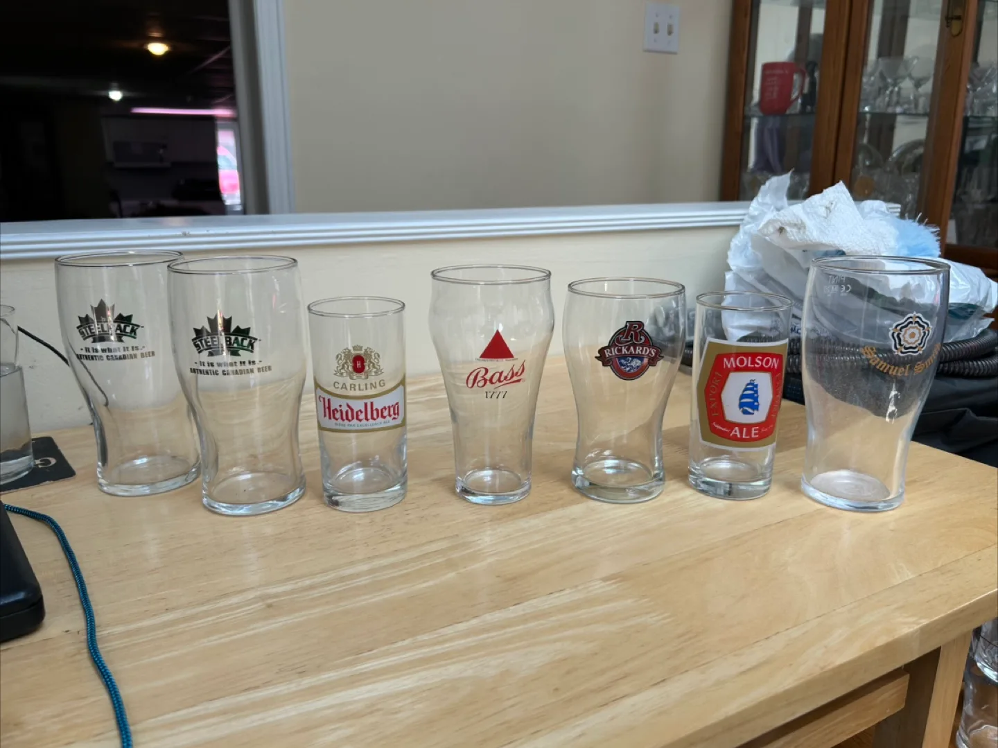 Variety of Branded Beer Glasses thumbnail