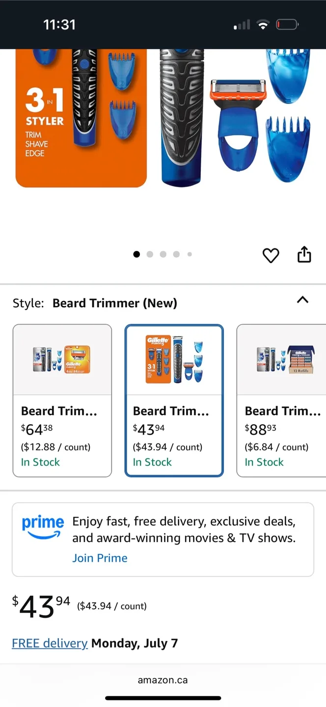 New Gillette Fusion5 3-in-1 Styler image indicator(3)
