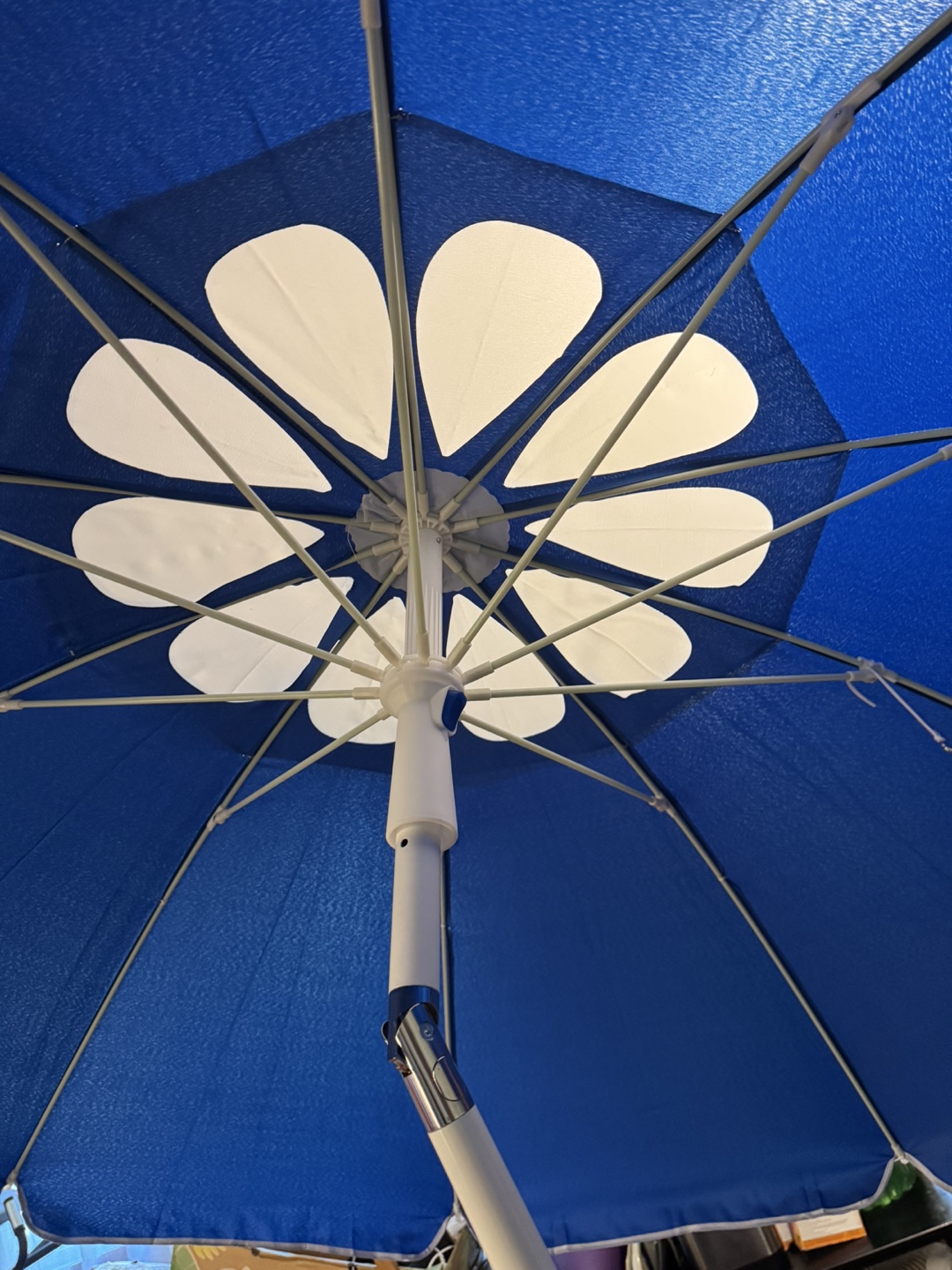 Blue Beach Umbrella - photo 2