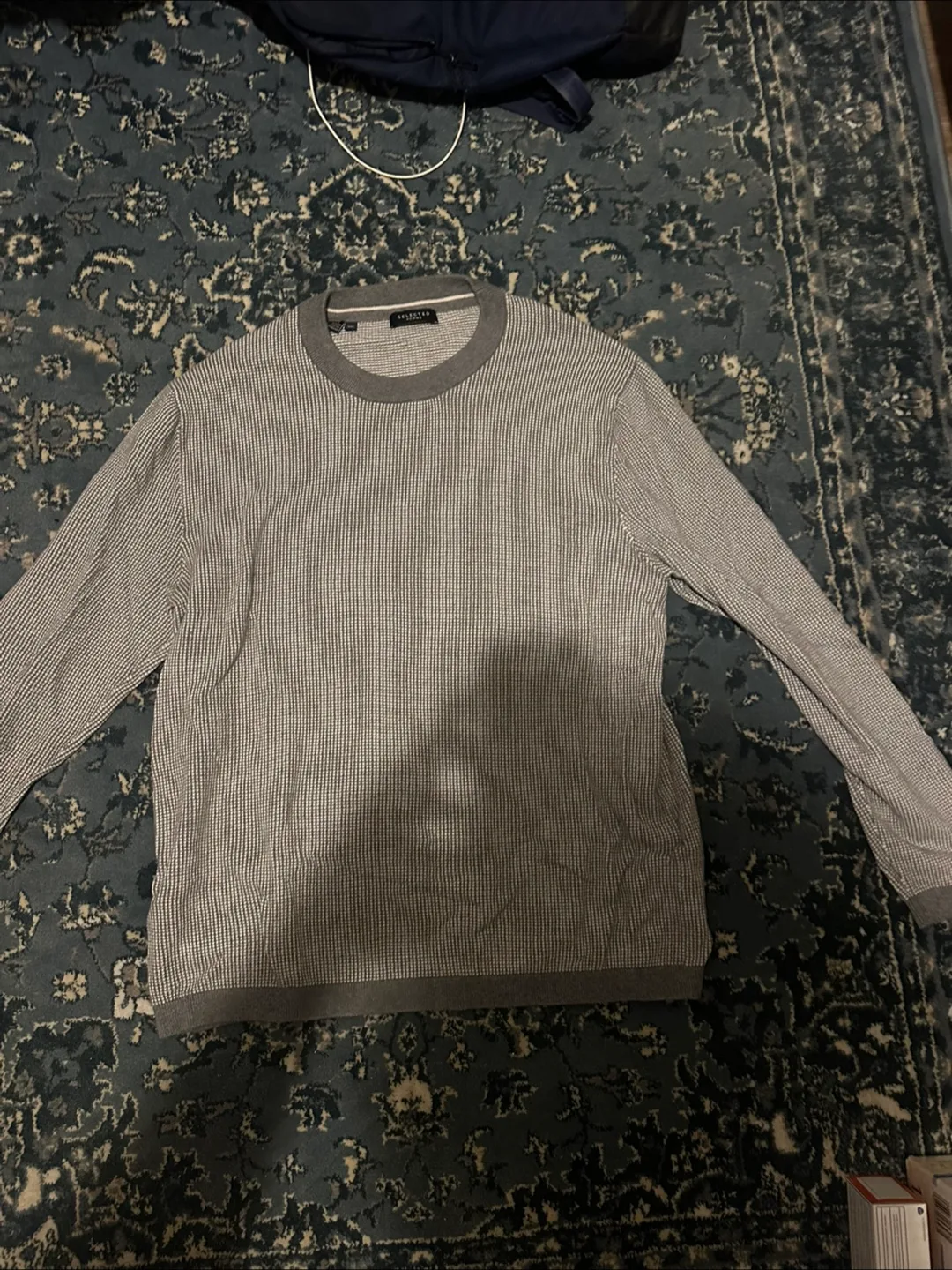 INC International Concepts Grey Sweater - Size Large thumbnail