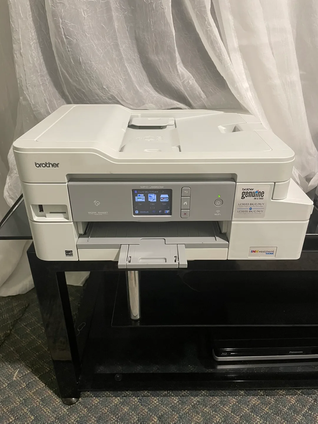 Brother MFC-J995DW Printer + Extra Black ink Cartridge thumbnail