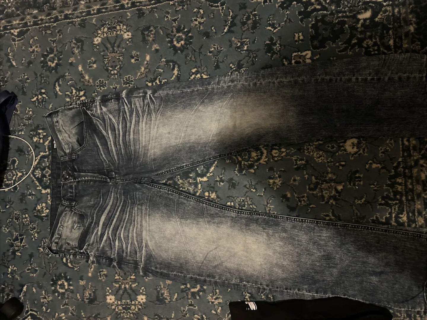 Smoke Rise Moto Denim Jeans thumbnail