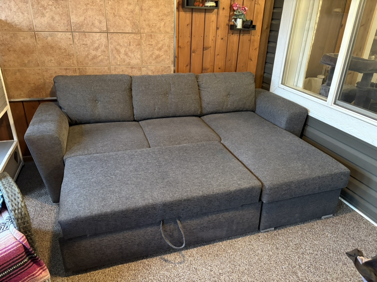 Couch/chaise lounge & bed/storage- pick up NE Martindale - photo 2