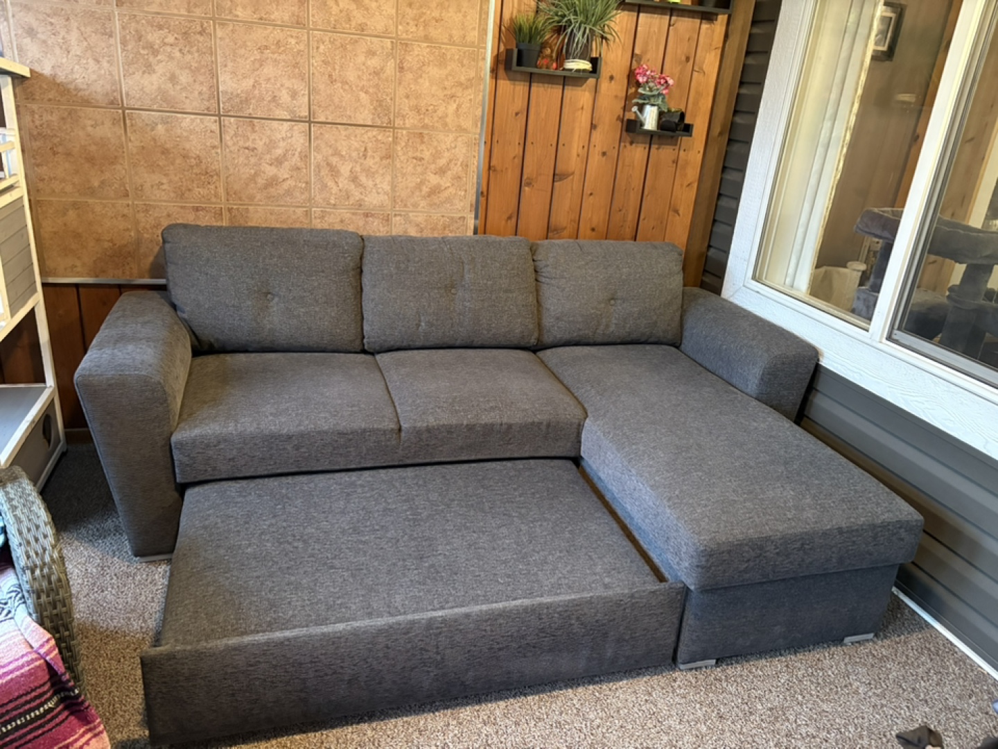 Couch/chaise lounge & bed/storage- pick up NE Martindale - photo 3