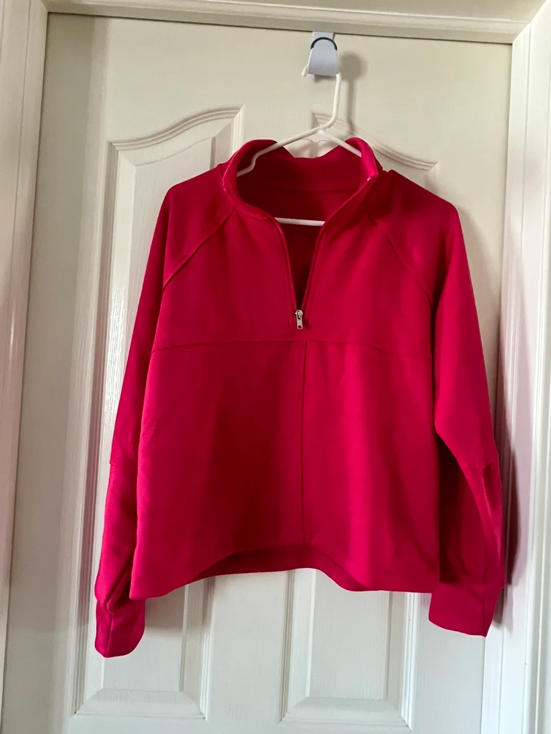 Pink Half-Zip Pullover thumbnail