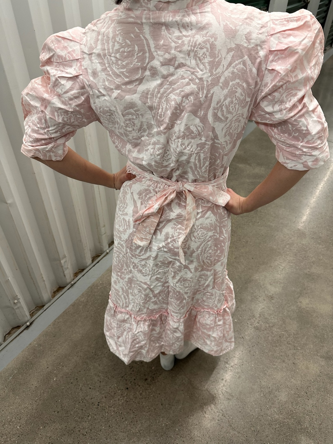 *vintage* Pink Floral Print Dress - photo 3