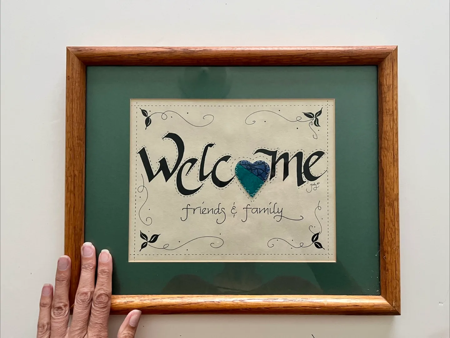 Framed 'Welcome' Art by Cotton Pickins' Inc. thumbnail