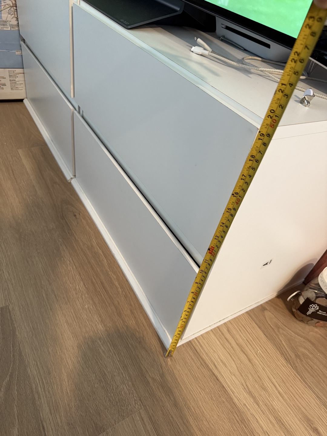 White TV Stand/ nightstand - photo 3