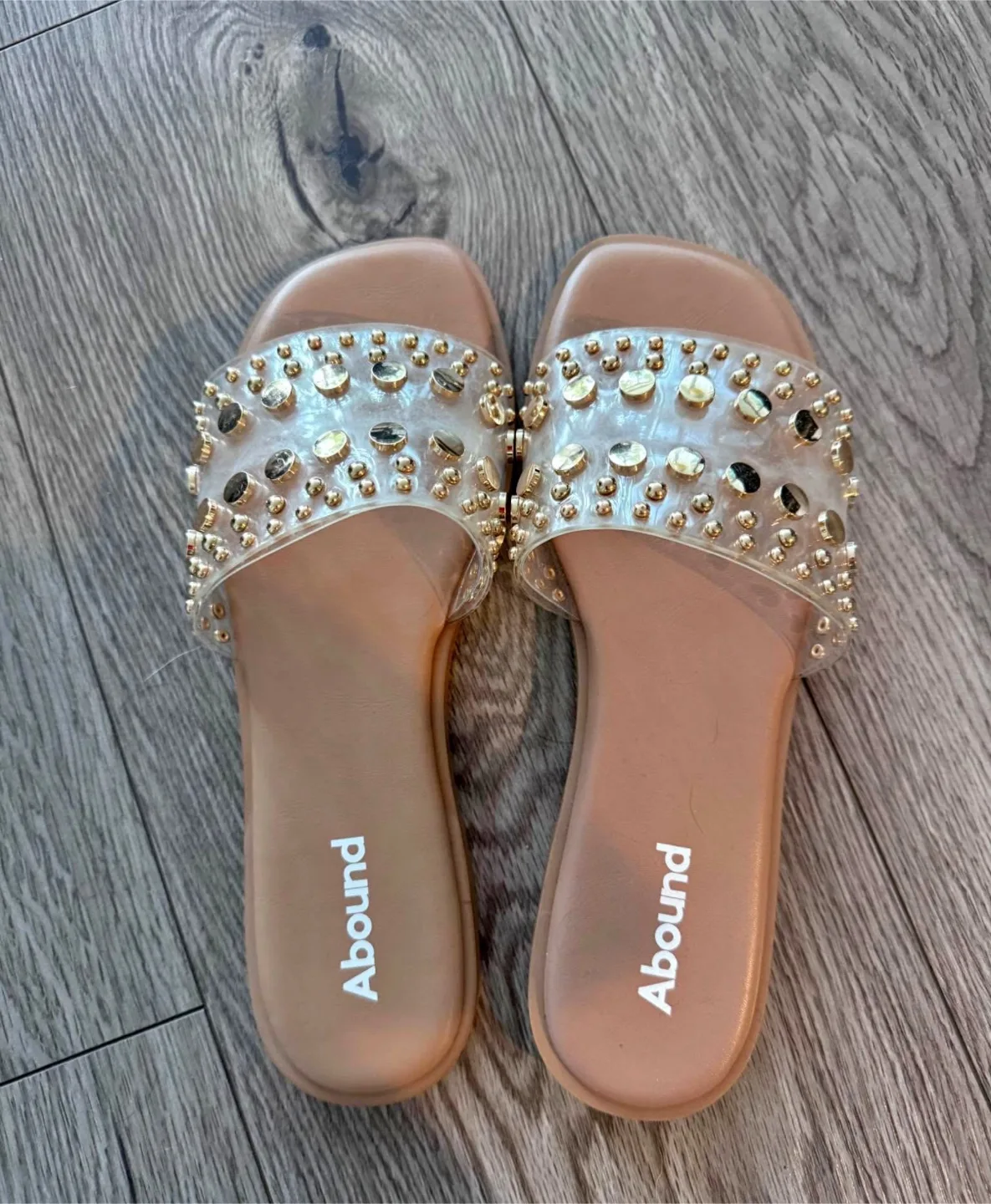 Abound Studded Clear Strap Sandals thumbnail