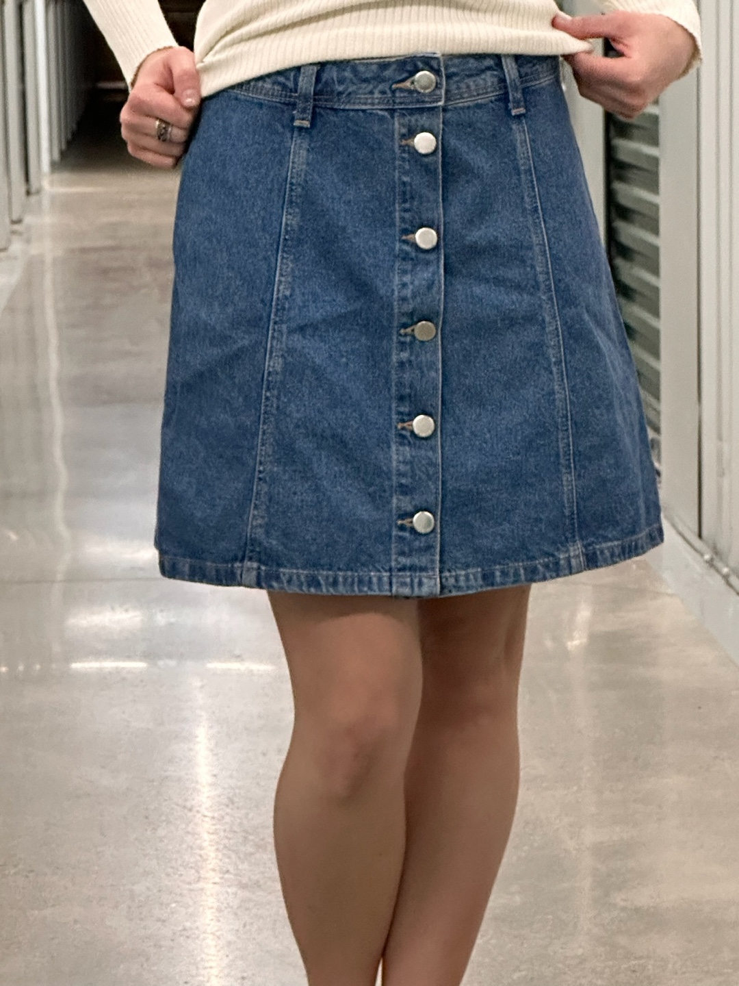 H&M Divided Denim Mini Skirt