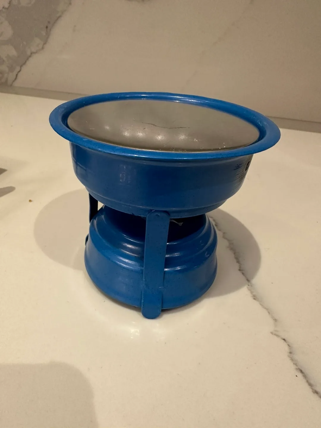 Vintage Copper & Blue Fondue Set image indicator(4)