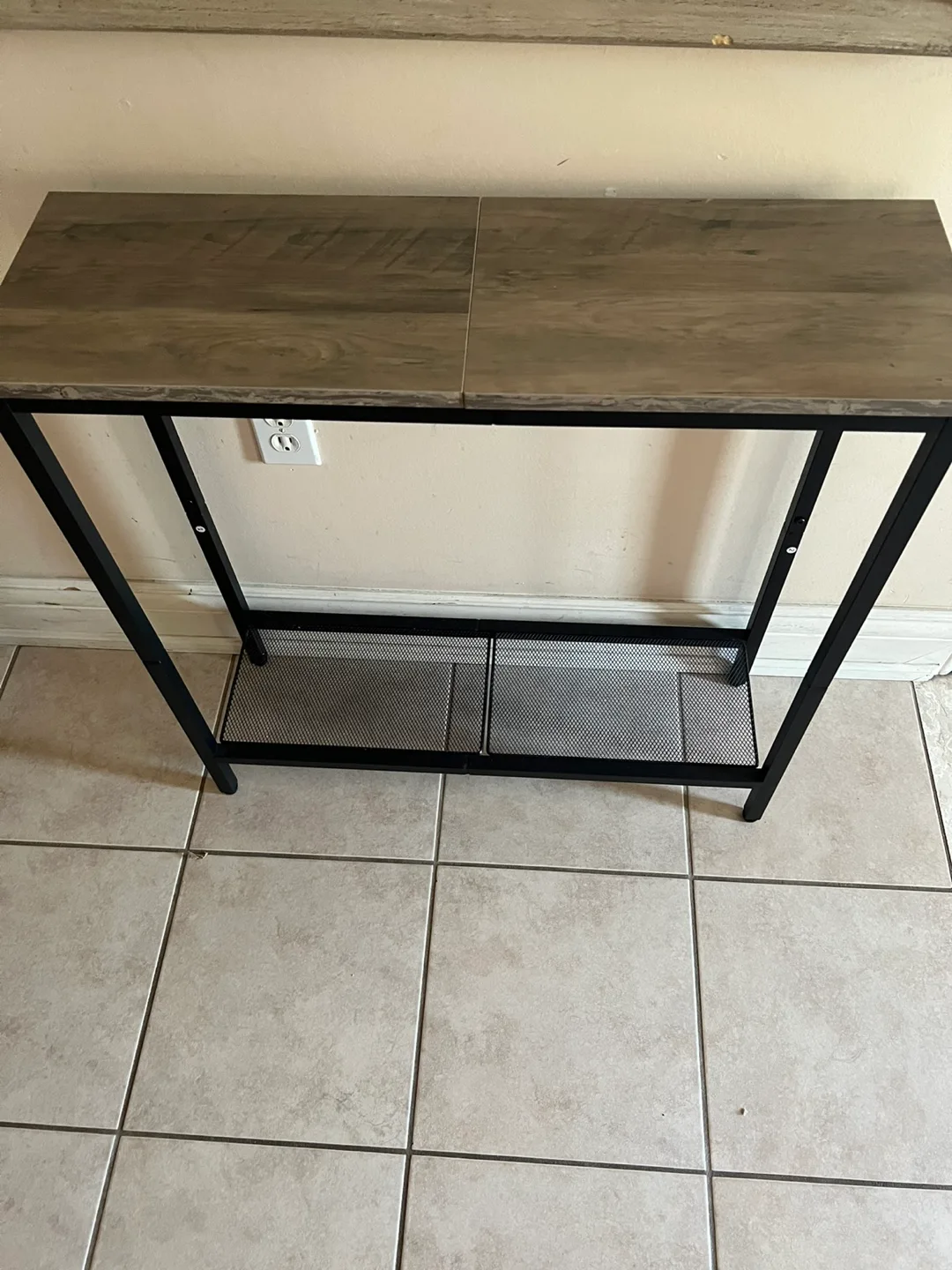 Console Table - Wood and Metal image indicator(2)