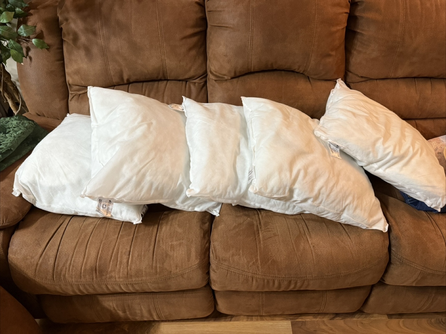 Brown Reclining Sectional Sofa - photo 2