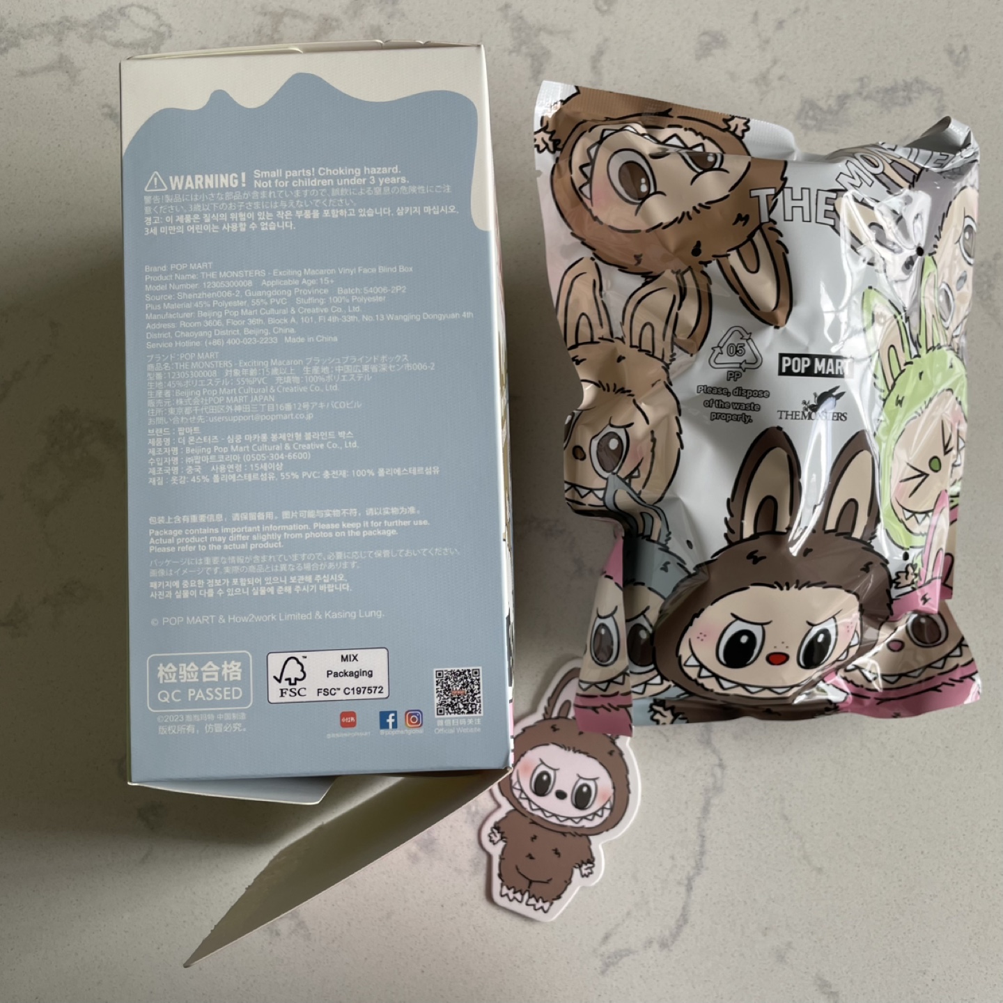 BNIB Labubu, Toffee (Macaron set) - purchased from Popmart HK - photo 3