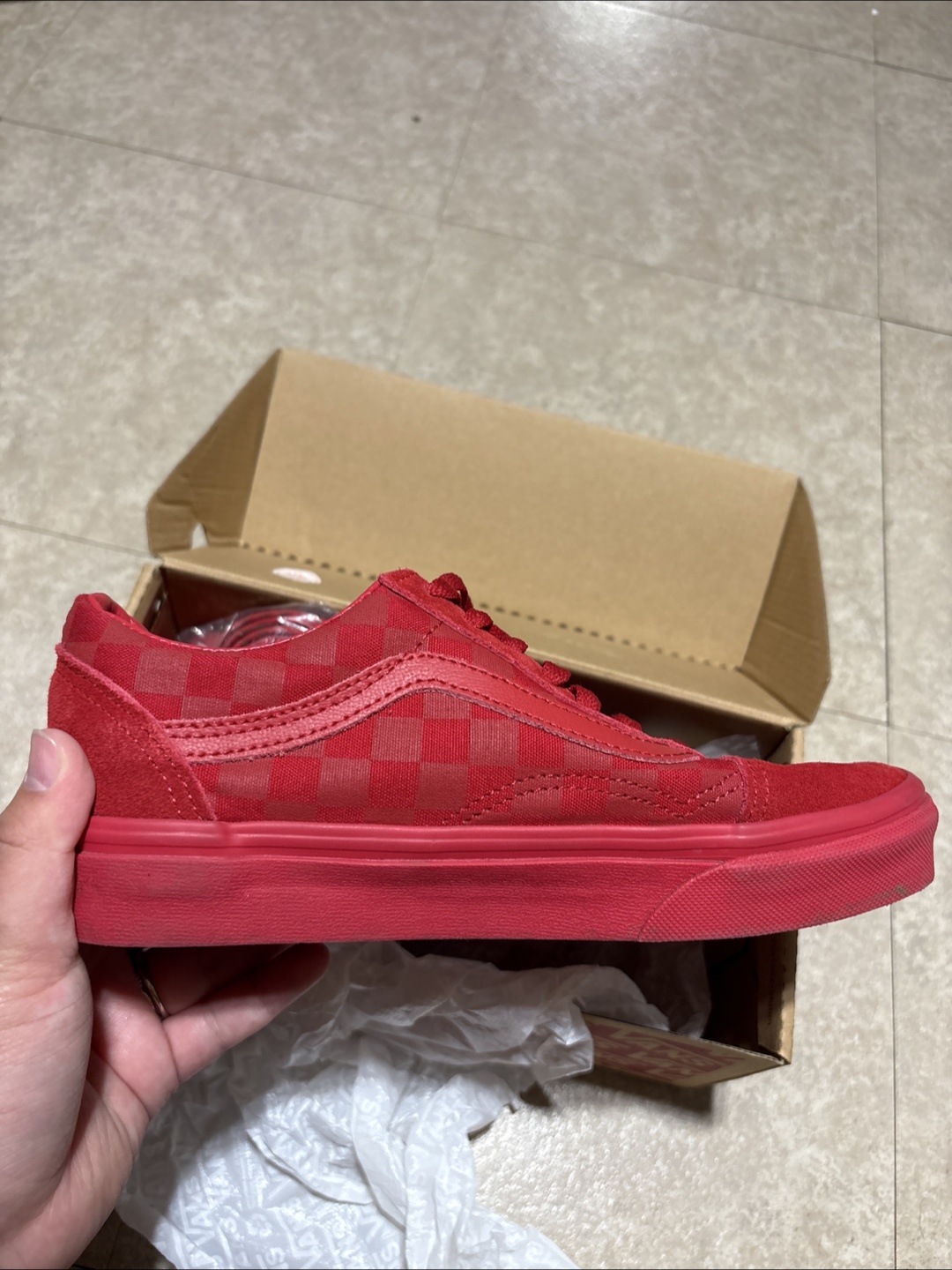Vans Old Skool Racing Red - Men's 5.0