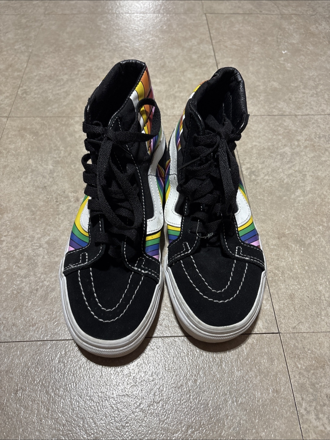 Vans Sk8-Hi Rainbow Shoes - Men's 5 / Women's 6.5 - photo 2