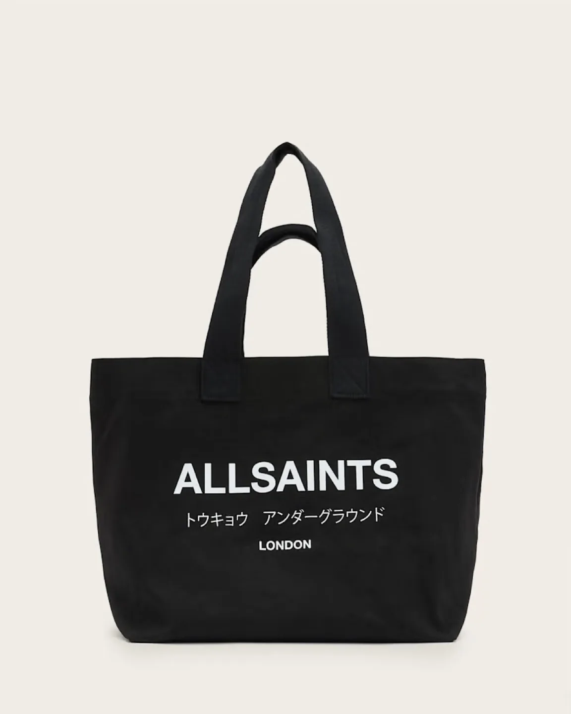 All Saints Ali Logo Canvas East West Tote Shopper thumbnail