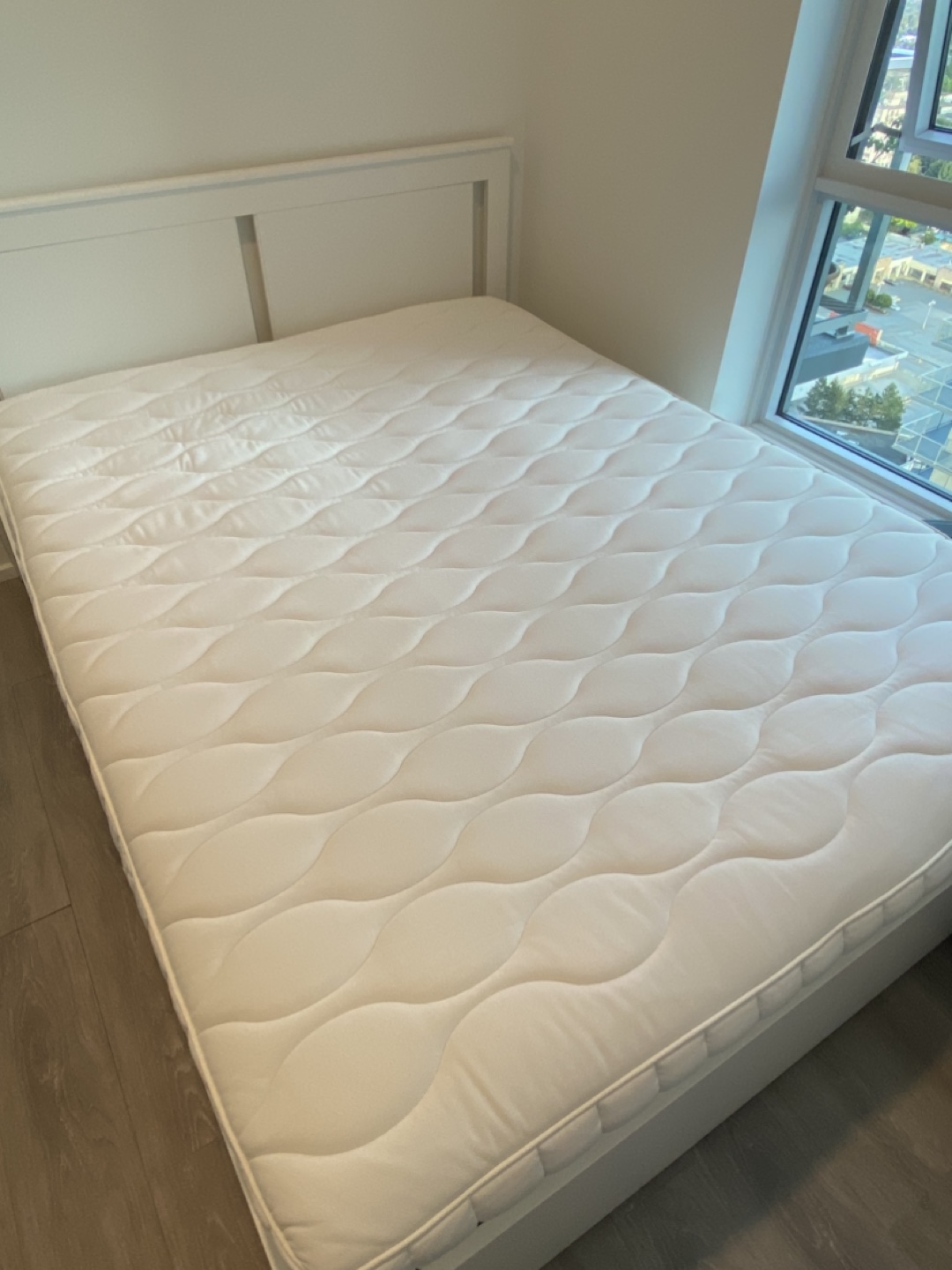 Queen size IKEA bed frame + Mattress