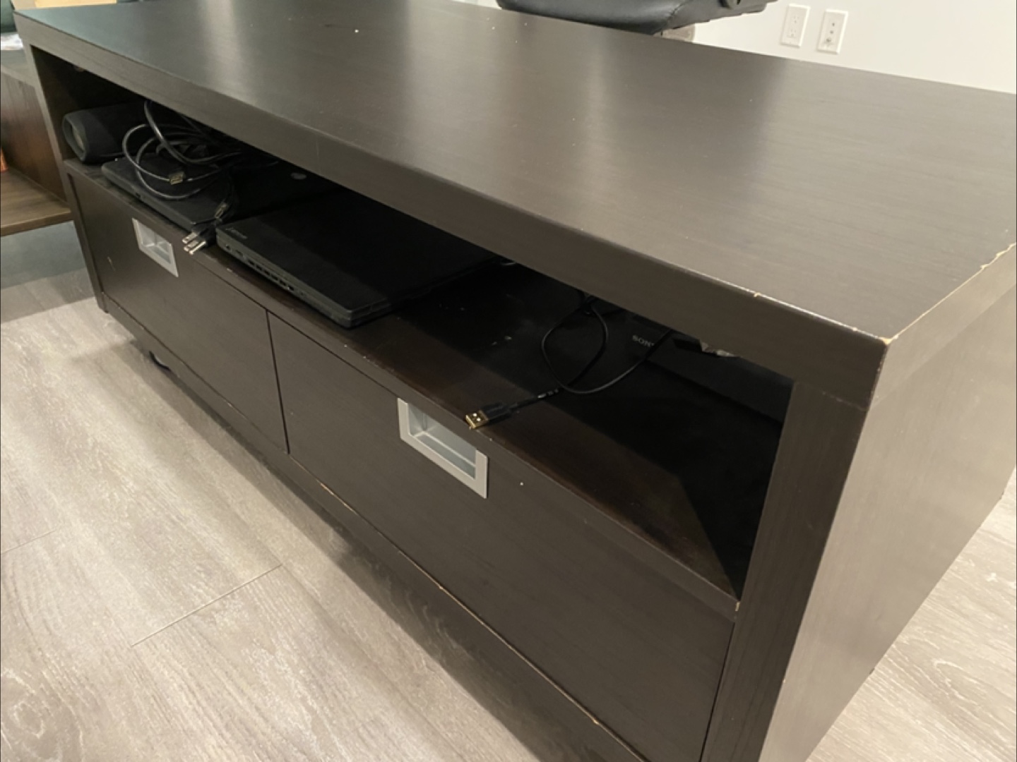 TV Stand - Dark Brown - photo 2