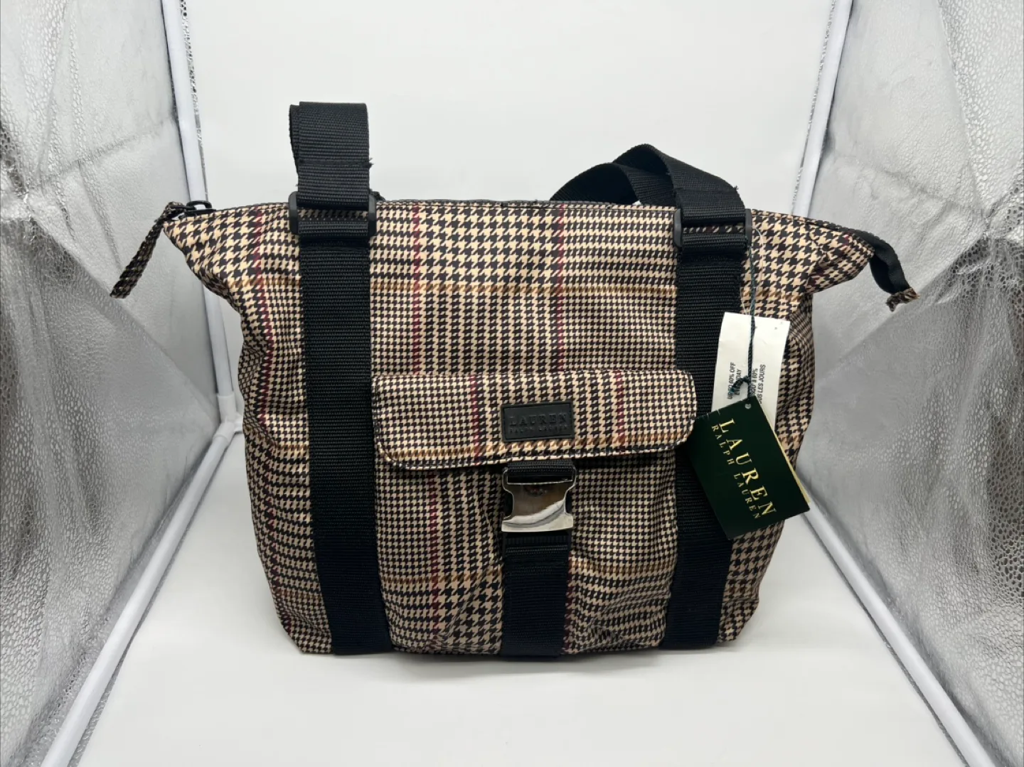 Lauren Ralph Lauren Houndstooth Tote thumbnail