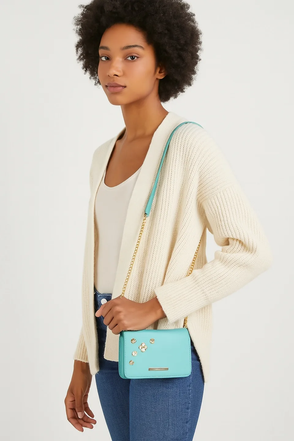💚Aldo Green Crossbody Bag💚➕FREEBIES thumbnail