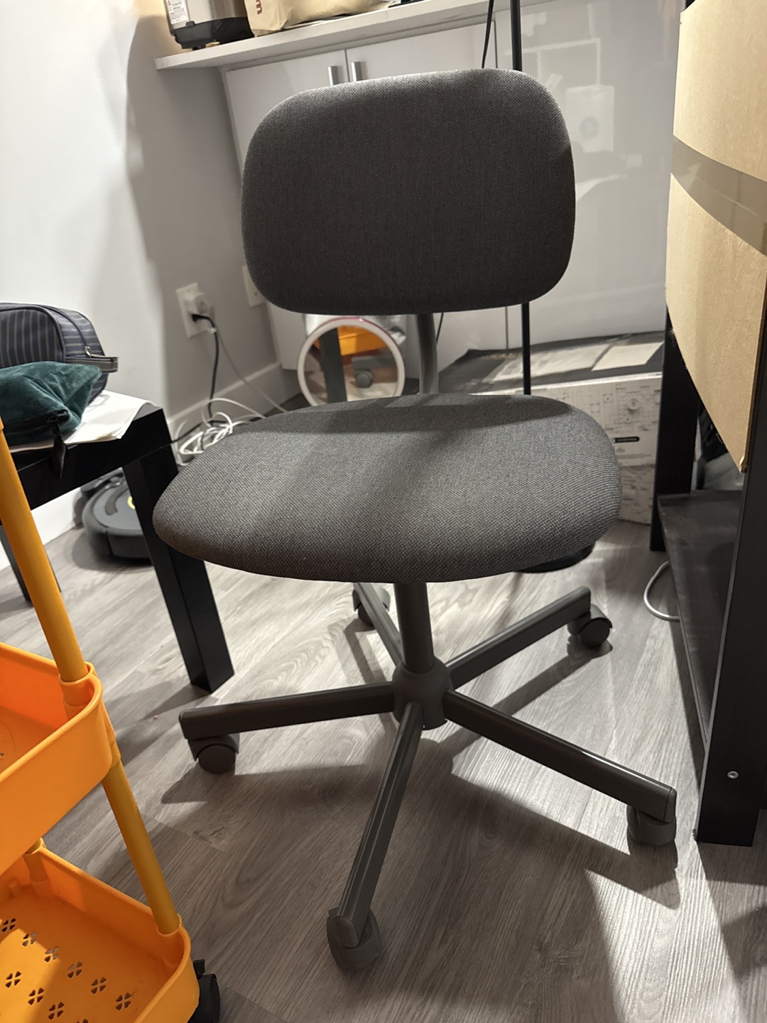 Ikea Grey Swivel Office Chair