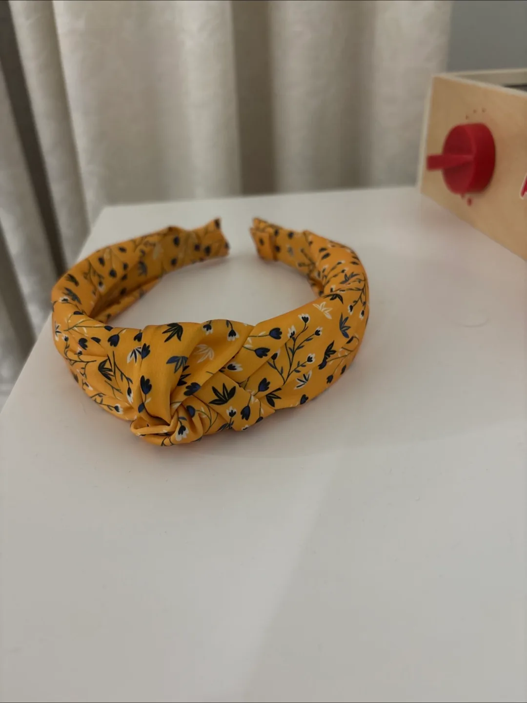 Floral Headband - Yellow thumbnail