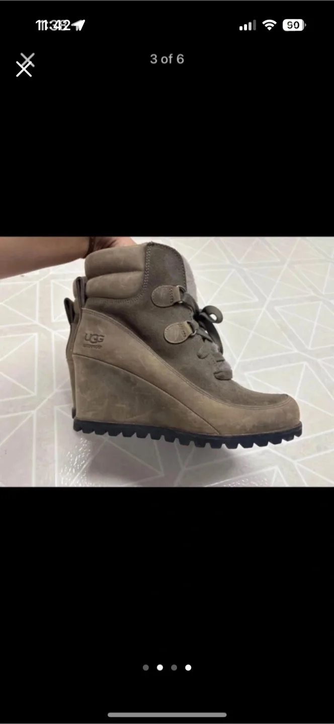 UGG Waterproof Wedge Boots thumbnail