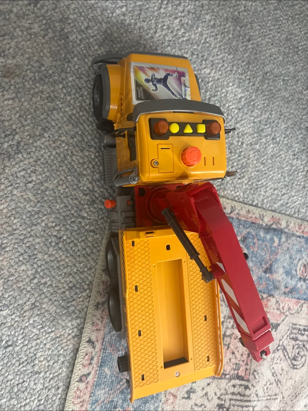 Power Rangers Crane Truck Toy thumbnail